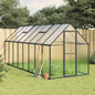 Howard Greenhouse with Base Frame Anthracite 445x169x195 cm Aluminium