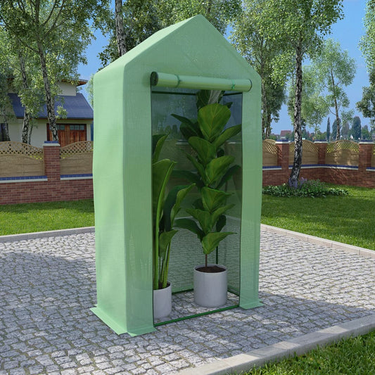 Rick Portable Plant House with Steel Frame 0,5 m² 1x0,5x1,9 m