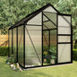 Margot Greenhouse with Base Frame Anthracite Aluminium 3.61 m²