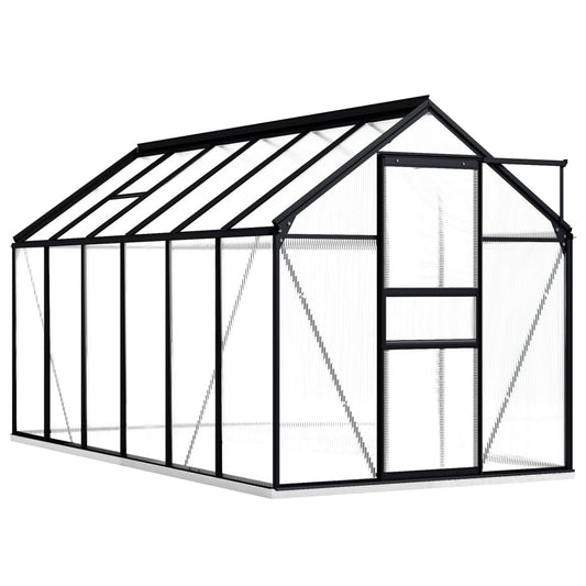 Margot Greenhouse with Base Frame Anthracite Aluminium 7.03 m²