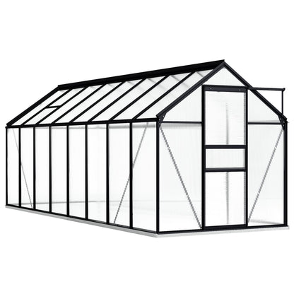 Margot Greenhouse with Base Frame Anthracite Aluminium 9.31 m²