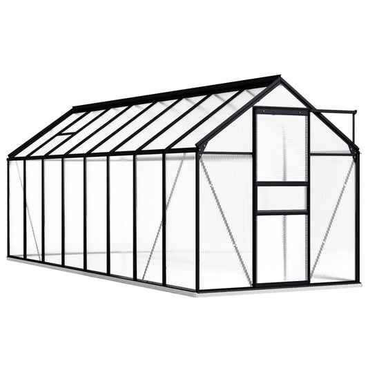 Margot Greenhouse with Base Frame Anthracite Aluminium 9.31 m²