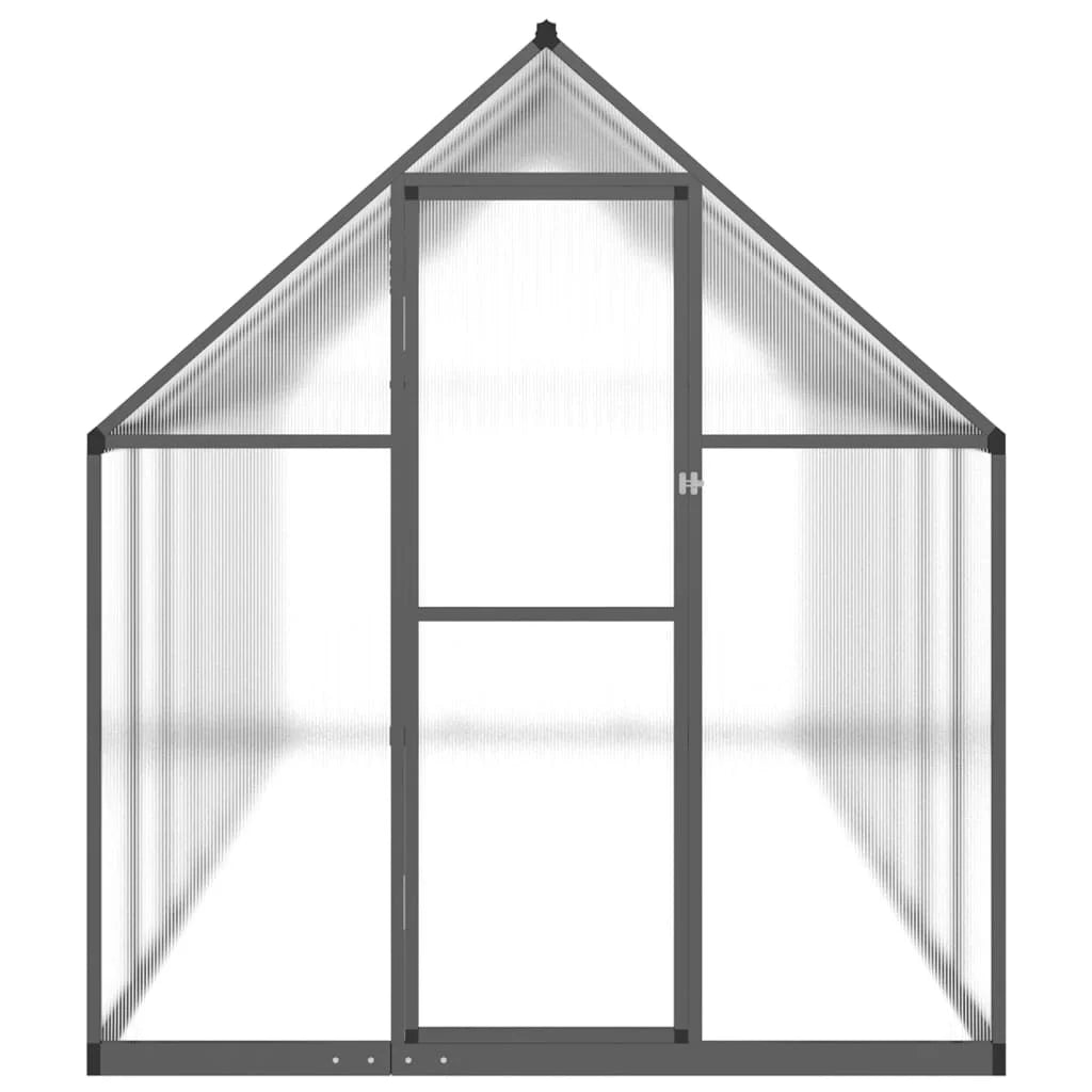 Howard Greenhouse with Base Frame Anthracite 445x169x195 cm Aluminium