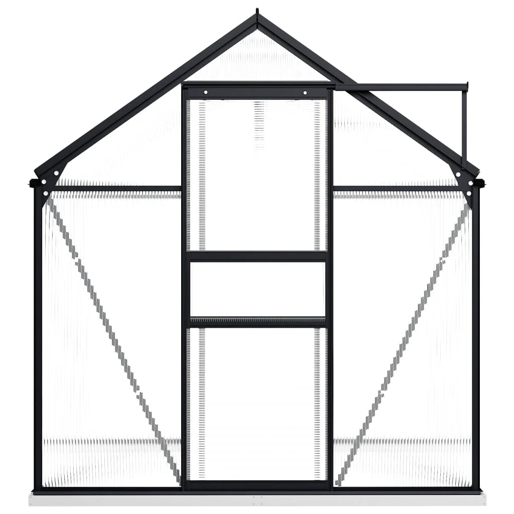 Margot Greenhouse with Base Frame Anthracite Aluminium 3.61 m²